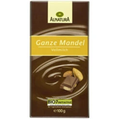 Bio Ganze Mandel Schokolade 100G