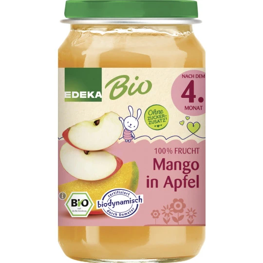 Bio Mango In Apfel Nach Dem 4.Monat 190G 1 Bio Mango In Apfel Nach Dem 4.Monat 190G