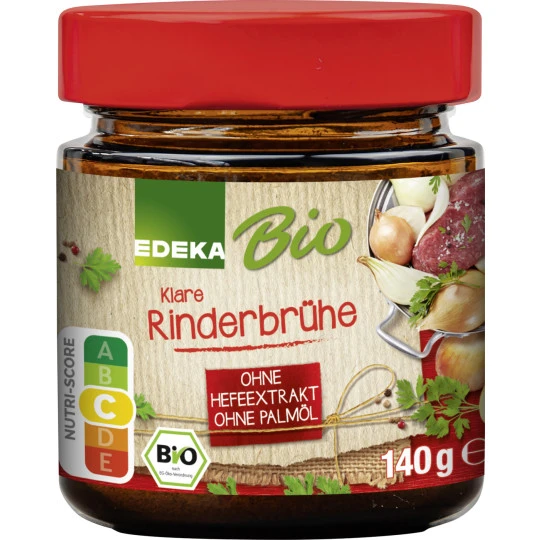 Bio Klare Rinderbrühe 140G 1 Bio Klare Rinderbrühe 140G