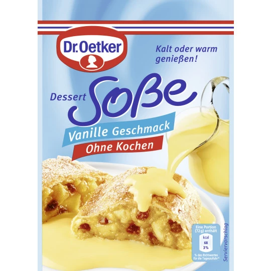 Dr. Oetker Dessert Soße Vanille Ohne Kochen 39G 1 Dr. Oetker Dessert Soße Vanille Ohne Kochen 39G