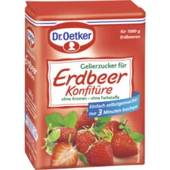 Dr. Oetker Gelierzucker Für Erdbeerkonfitüre 500G