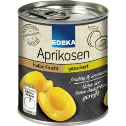 Aprikosen Halbe Frucht Gezuckert Kleine Dose 225G