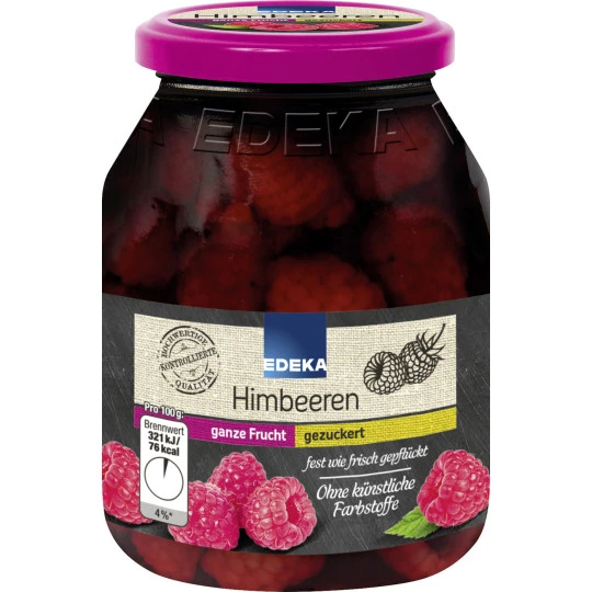 Himbeeren Gezuckert 340G 1 Himbeeren Gezuckert 340G