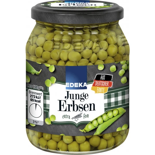 Junge Erbsen Extra Fein 330G 1 Junge Erbsen Extra Fein 330G