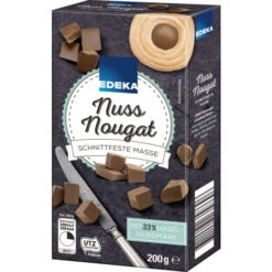 Nussnougat Schnittfeste Masse 200G