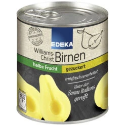 Williams Christ Birnen Gezuckert Halbe Frucht 820 G
